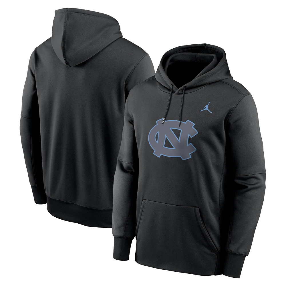 Sweat à capuche en polaire Jordan Brand Black North Carolina Tar Heels pour homme