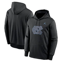 Sweat à capuche en polaire Jordan Brand Black North Carolina Tar Heels pour homme