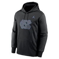Sweat à capuche en polaire Jordan Brand Black North Carolina Tar Heels pour homme