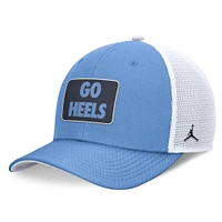 Casquette réglable Jordan Brand Carolina bleu/blanc North Carolina Tar Heels Local Rise Trucker pour hommes