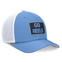 Casquette réglable Jordan Brand Carolina bleu/blanc North Carolina Tar Heels Local Rise Trucker pour hommes