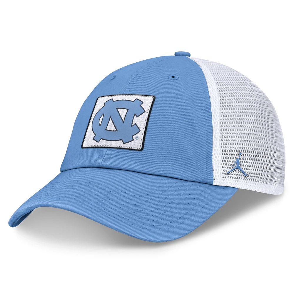 Men's Jordan Brand Carolina Blue/White North Carolina Tar Heels Primetime Club Trucker Adjustable Hat