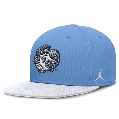 Men's Jordan Brand Carolina Blue/White North Tar Heels Two-Tone Primetime Performance Fitted Hat