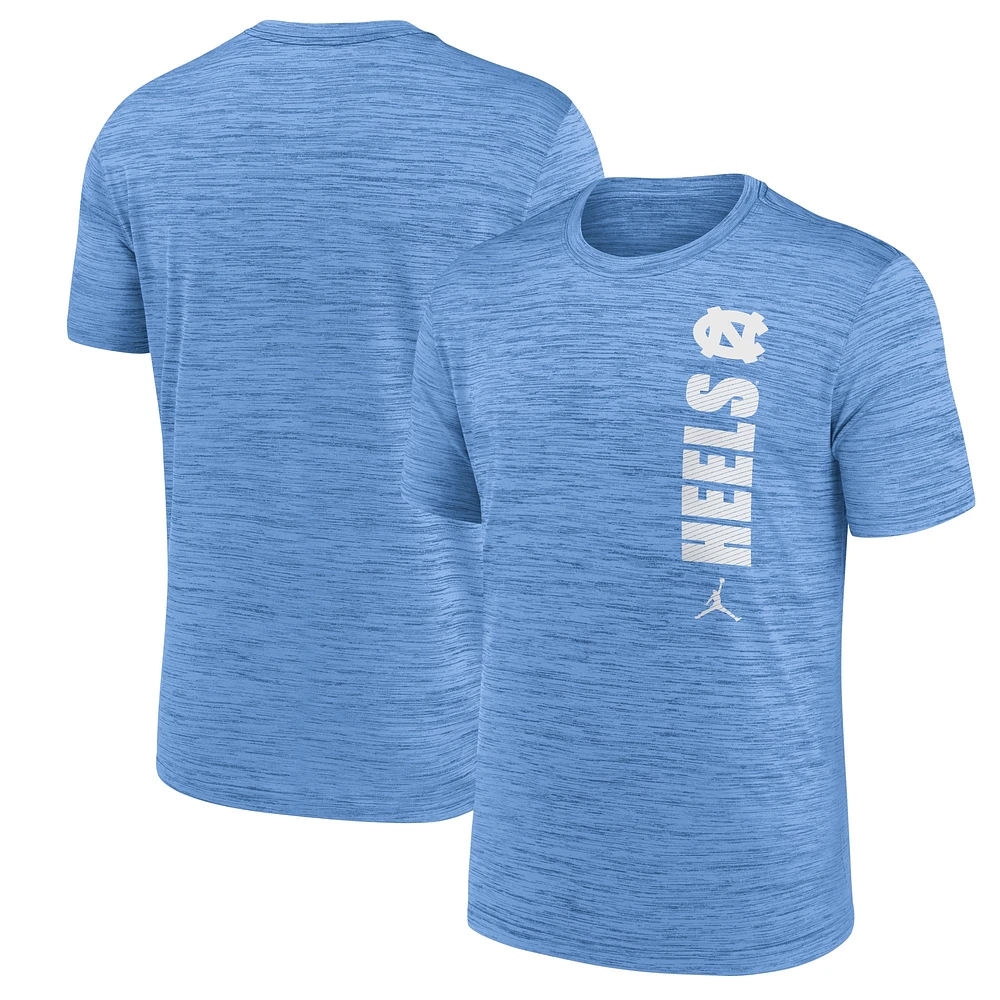 Men's Jordan Brand Carolina Blue North Tar Heels 2024 Sideline Velocity Performance  T-Shirt