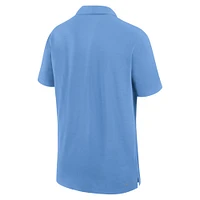 Men's Jordan Brand Carolina Blue North Tar Heels 2024 Sideline Woven Performance Polo