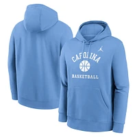 Men's Jordan Brand Carolina Blue North Tar Heels Basketball Arch Pullover Hoodie