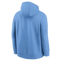 Men's Jordan Brand Carolina Blue North Tar Heels Basketball Arch Pullover Hoodie