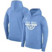 Men's Champion Navy North Carolina Tar Heels Baseball Stack Pullover Hoodie