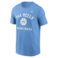 Men's Jordan Brand Carolina Blue North Tar Heels Basketball Icon T-Shirt