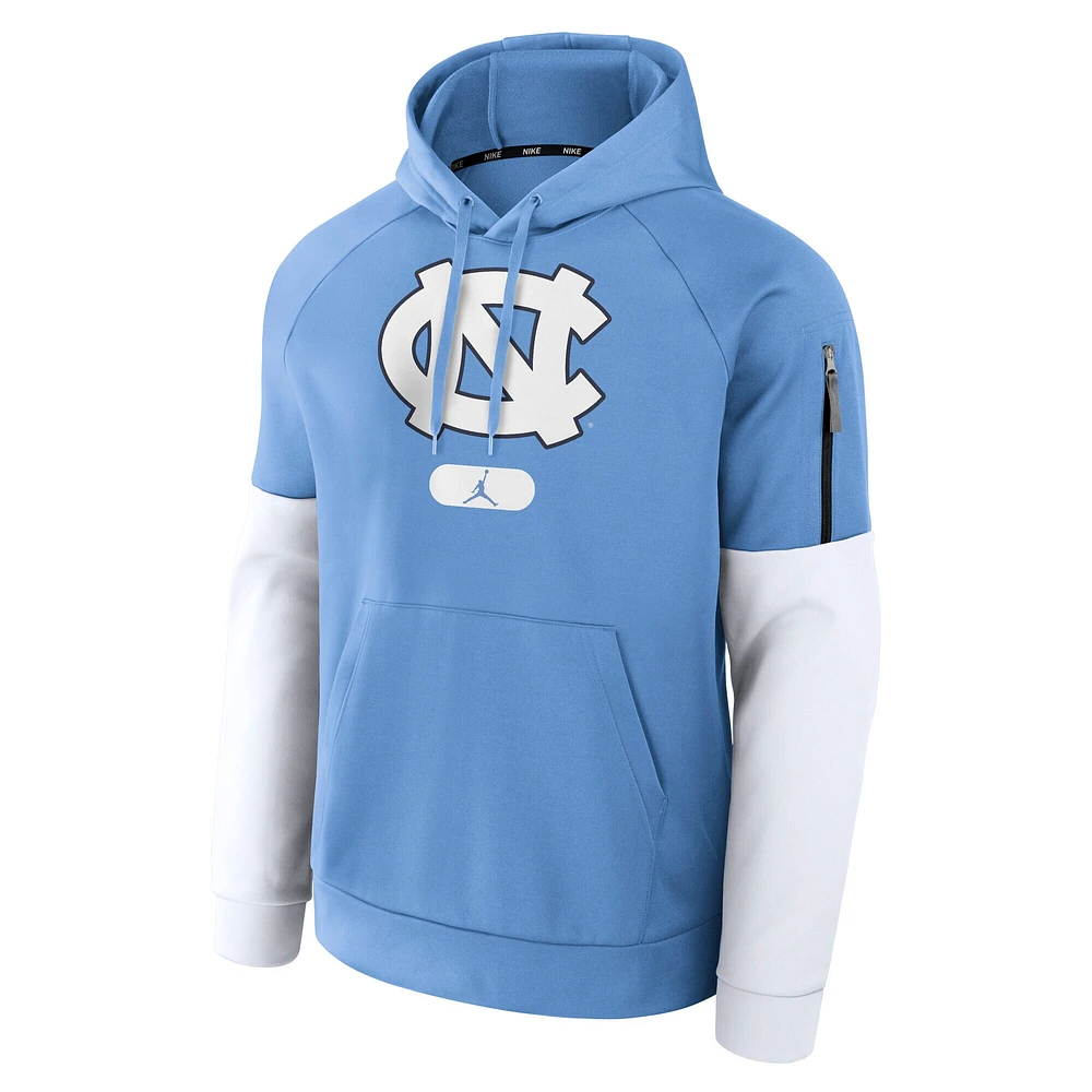 Sweat à capuche Jordan Brand Carolina Blue North Tar Heels pour homme