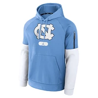 Sweat à capuche Jordan Brand Carolina Blue North Tar Heels pour homme
