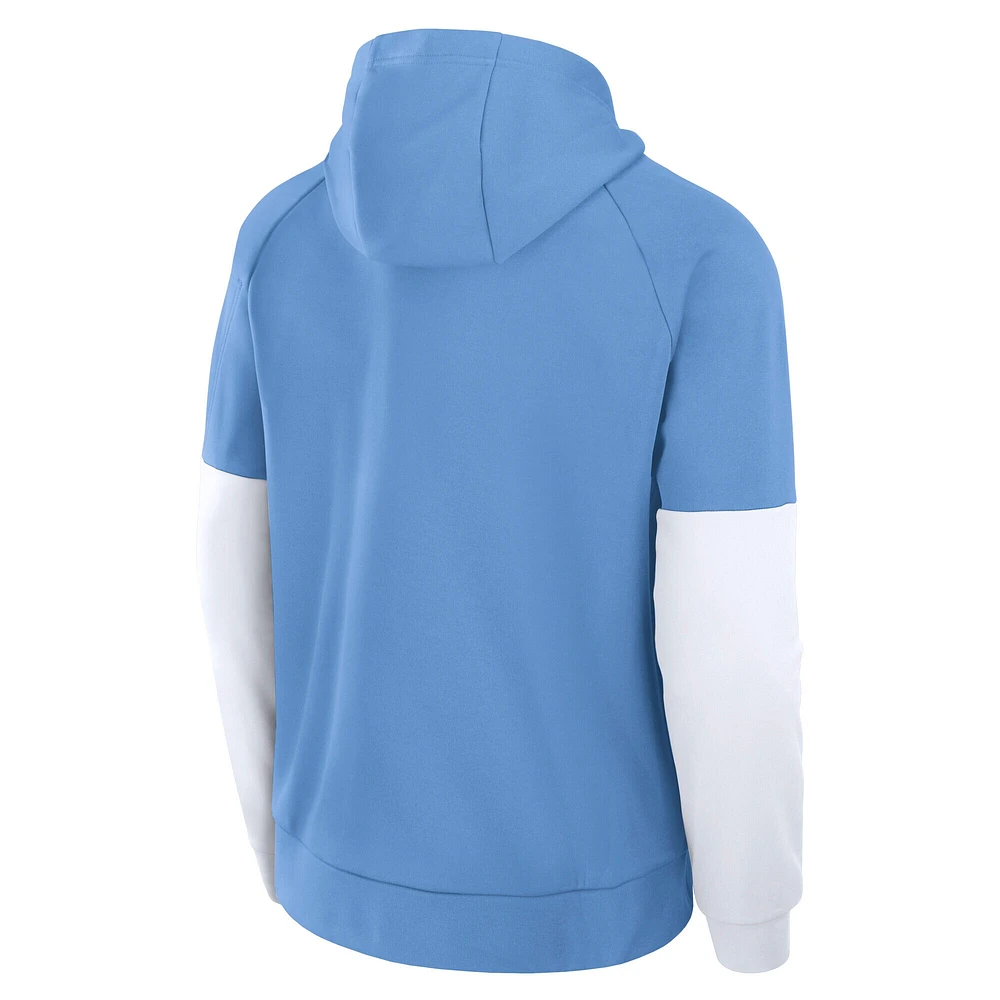 Sweat à capuche Jordan Brand Carolina Blue North Tar Heels pour homme