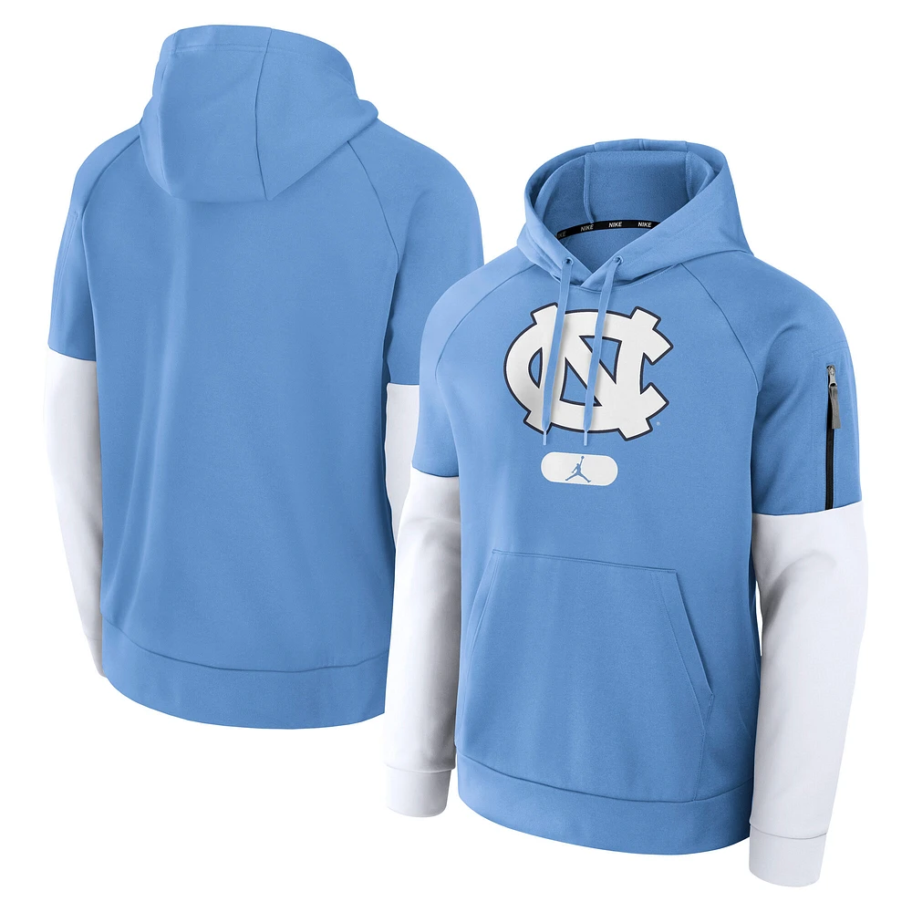 Sweat à capuche Jordan Brand Carolina Blue North Tar Heels pour homme
