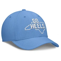 Men's Jordan Brand Carolina Blue North Tar Heels Local Swoosh Flex Hat