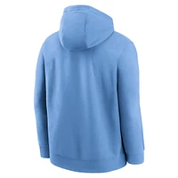 Men's Jordan Brand  Carolina Blue North Tar Heels Primetime Dynamic Mascot Club Fleece Pullover Hoodie