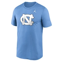 T-shirt Jordan Brand Carolina Blue pour homme avec logo Primetime Legend des Tar Heels de Caroline du Nord