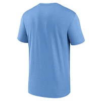 T-shirt Jordan Brand Carolina Blue pour homme avec logo Primetime Legend des Tar Heels de Caroline du Nord