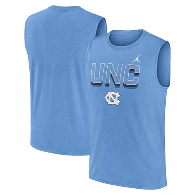 Débardeur Jordan Brand Carolina Blue pour homme, North Tar Heels Primetime Tricode Legend Performance