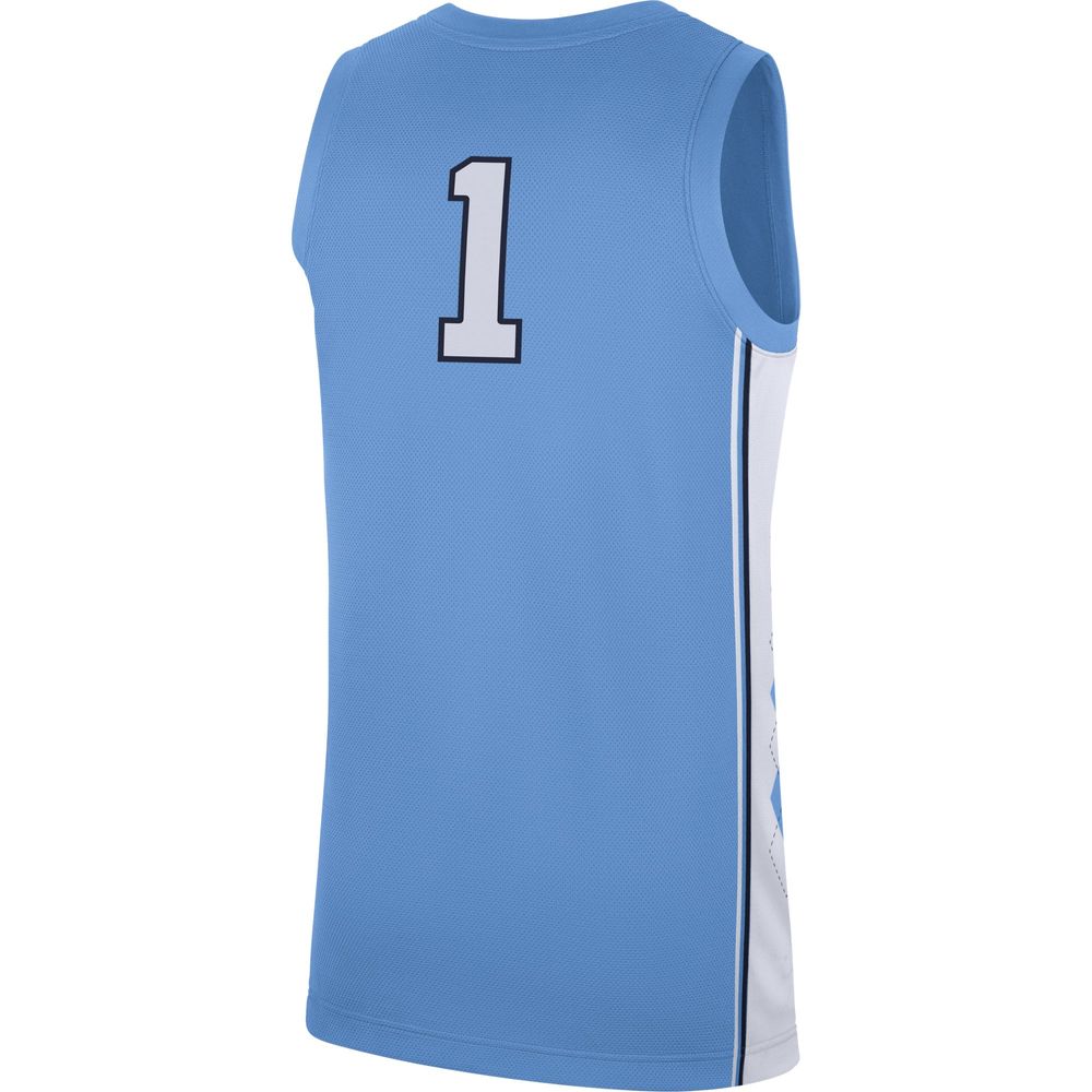 Men's Jordan Brand Carolina Blue North Tar Heels Replica Jersey