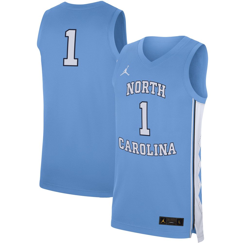 Men's Jordan Brand Carolina Blue North Tar Heels Replica Jersey