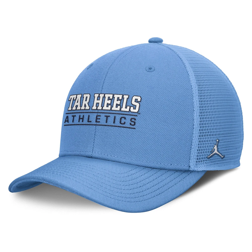 Men's Jordan Brand Carolina Blue North Carolina Tar Heels Rise Adjustable Hat