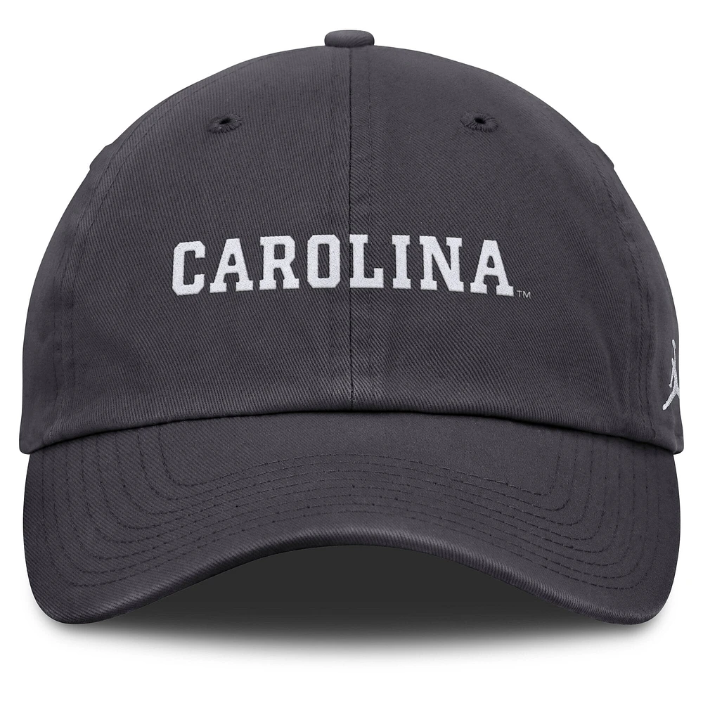 Men's Jordan Brand Charcoal North Carolina Tar Heels Campus Club Adjustable Hat