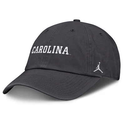 Men's Jordan Brand Charcoal North Carolina Tar Heels Campus Club Adjustable Hat