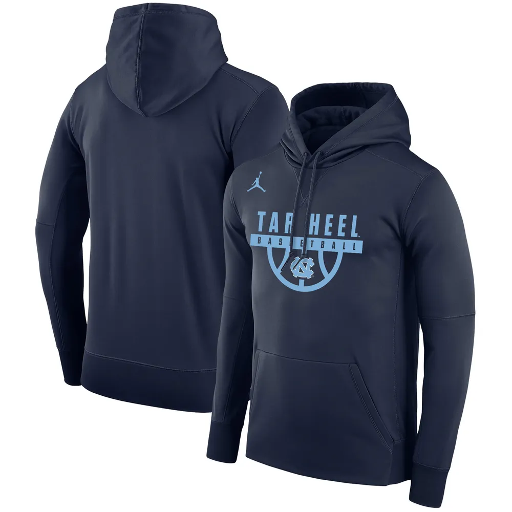 Men's Champion Navy North Carolina Tar Heels Baseball Stack Pullover Hoodie