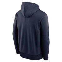 Sweat à capuche Jordan Brand bleu marine pour homme, North Carolina Tar Heels Primetime Endzone Performance