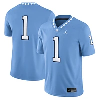 Men's Jordan Brand #1 Carolina Blue North Tar Heels Game Jersey