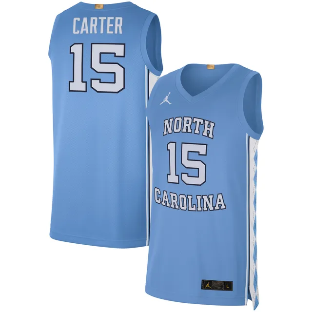 Men's Jordan Brand Hubert Davis #40 Carolina Blue North Carolina Tar Heels  Replica Basketball Player Jersey