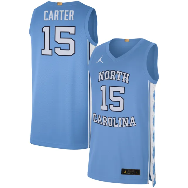 Men's Mitchell & Ness Michael Jordan Carolina Blue North Carolina Tar Heels 1983-84 Authentic Throwback College Jersey in Light Blue