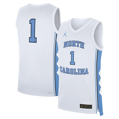 Men's Jordan Brand White North Carolina Tar Heels Home Replica Basketball Jersey