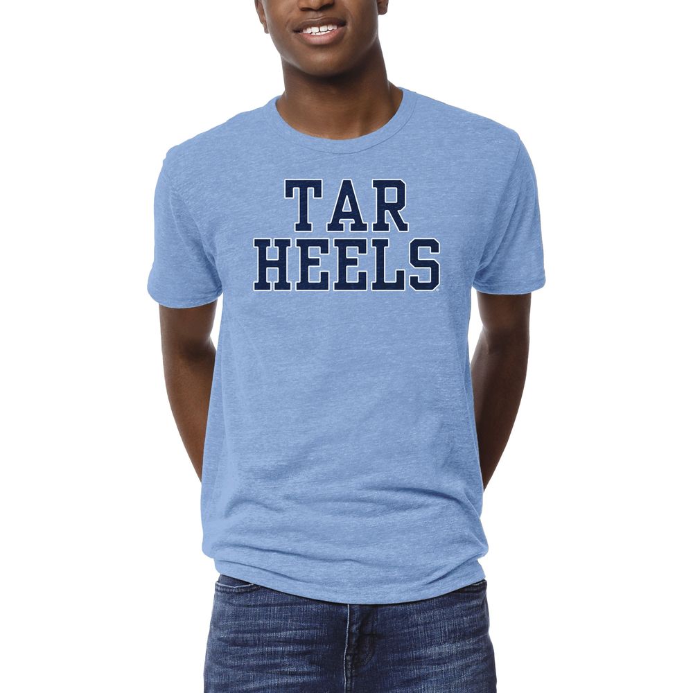 Men's League Collegiate Wear Carolina Blue North Tar Heels Local Victory Falls Tri-Blend T-Shirt