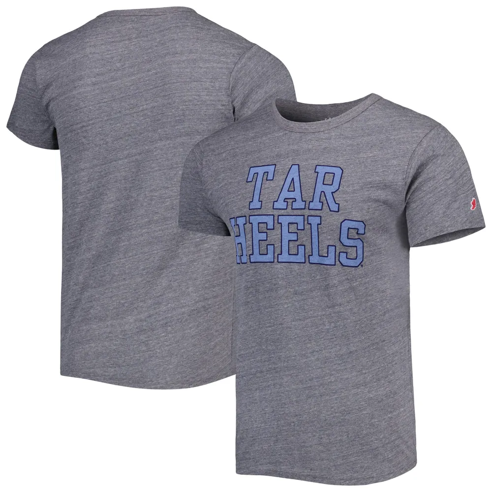 T-shirt à trois mélanges pour hommes League Collegiate Wear Heather Grey North Carolina Tar Heels Local Victory Falls