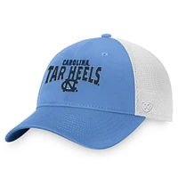 Majestic Carolina Blue North Carolina Tar Heels Breakout Trucker Casquette réglable pour homme