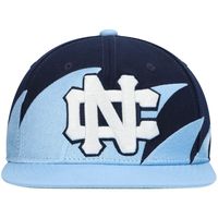 Men's Mitchell & Ness Carolina Blue/Navy North Carolina Tar Heels Sharktooth Snapback Hat