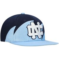 Men's Mitchell & Ness Carolina Blue/Navy North Carolina Tar Heels Sharktooth Snapback Hat