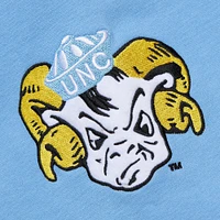 Sweat à capuche en polaire point de chaîne pour homme Mitchell & Ness Carolina Blue North Tar Heels