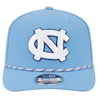 Casquette extensible à boutons-pression New Era Carolina Blue pour homme, motif Game Day Multi-Rope 9SEVENTY des Tar Heels de Caroline du Nord