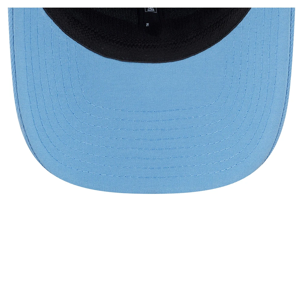 Casquette extensible à boutons-pression New Era Carolina Blue pour homme, motif Game Day Multi-Rope 9SEVENTY des Tar Heels de Caroline du Nord