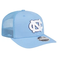 Men's New Era Carolina Blue North Carolina Tar Heels Primary 9SEVENTY Trucker Stretch-Snap Hat