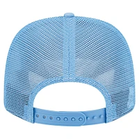 Men's New Era Carolina Blue North Carolina Tar Heels Primary 9SEVENTY Trucker Stretch-Snap Hat