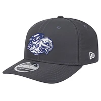 Men's New Era Charcoal North Carolina Tar Heels 9SEVENTY Stretch-Snap Hat