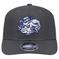 Men's New Era Charcoal North Carolina Tar Heels 9SEVENTY Stretch-Snap Hat