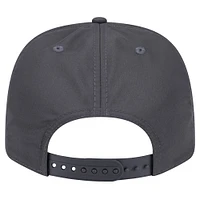 Casquette extensible à boutons-pression 9SEVENTY de New Era pour homme, couleur anthracite, des Tar Heels de Caroline du Nord