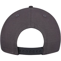 Casquette ajustable extensible à boutons-pression 9SEVENTY de l'équipe North Carolina Tar Heels de New Era pour homme, anthracite