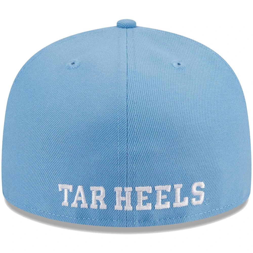 Men's New Era Light Blue North Carolina Tar Heels 59FIFTY Fitted Hat