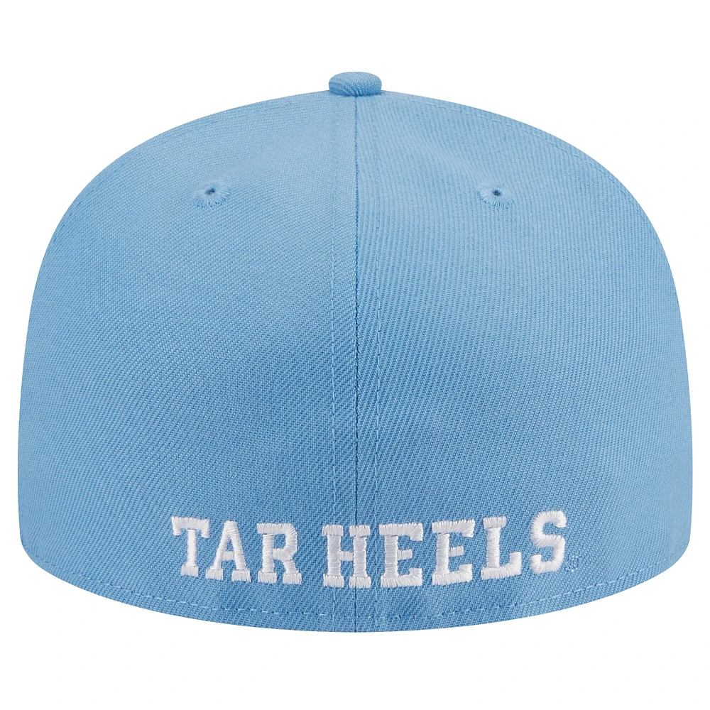Men's New Era Light Blue North Carolina Tar Heels 59FIFTY Fitted Hat