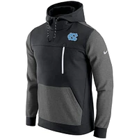 Men's Nike Black North Carolina Tar Heels AV-15 2.0 Slim Fit Pullover Hoodie